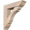 Ekena Millwork Olympic Traditional Smooth Bracket w/ Offset Brace, Douglas Fir, 7 1/2"W x 30"D x 30"H BKT0806X30X30OLY01SDF - alternate 1